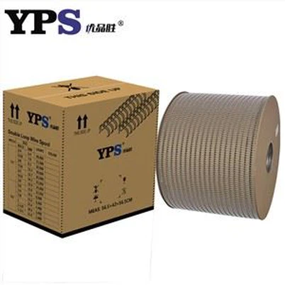 Witte Double Loop Wire O Spoel